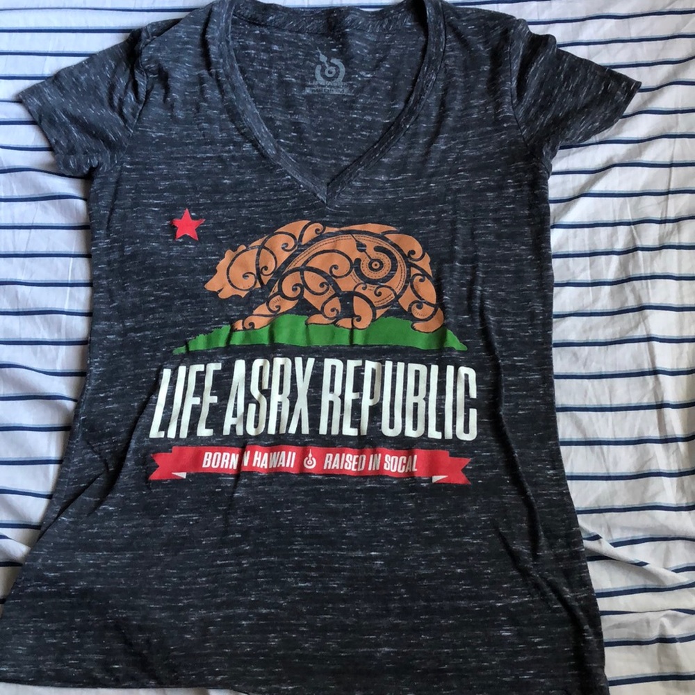 BOGO LIFE AS RX CA Republic Hawaiian themed shirt